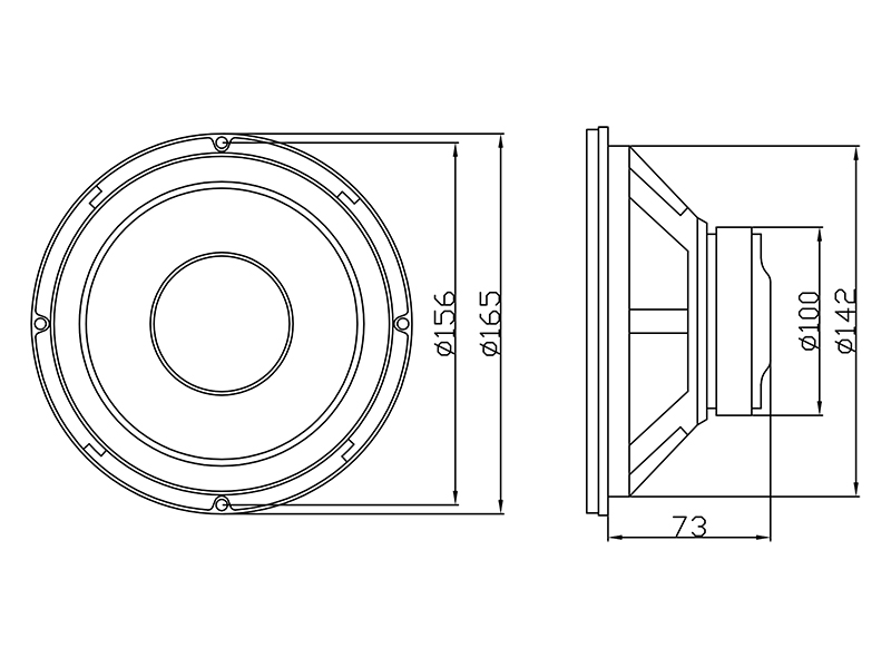 Głośnik BLOW A-165 4Ohm